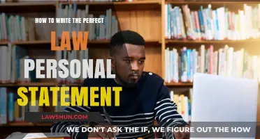 Crafting a Compelling Law Personal Statement: Expert Tips for Success