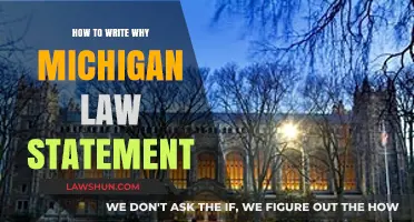Crafting a Compelling Why Michigan Law Statement: Tips and Strategies