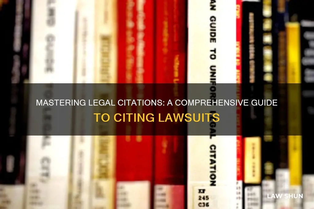 how tocite law suite