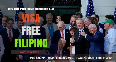 Did Trump Really Sign Visa-Free Entry for Filipinos into Law?