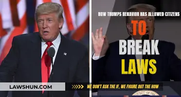 Trump's Behavior: A License to Break Laws?