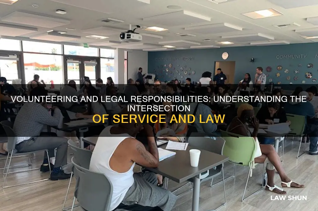 how volunteer relates to law