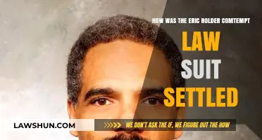 Eric Holder Contempt Lawsuit Settlement: Key Details and Resolution
