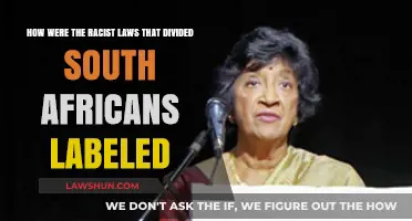 Apartheid's Legacy: Unveiling South Africa's Racist Laws and Their Labels