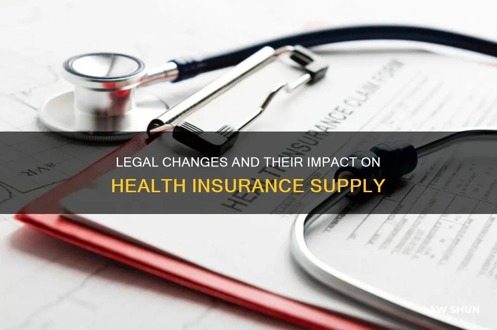 how would the law affect the supply for health insurance