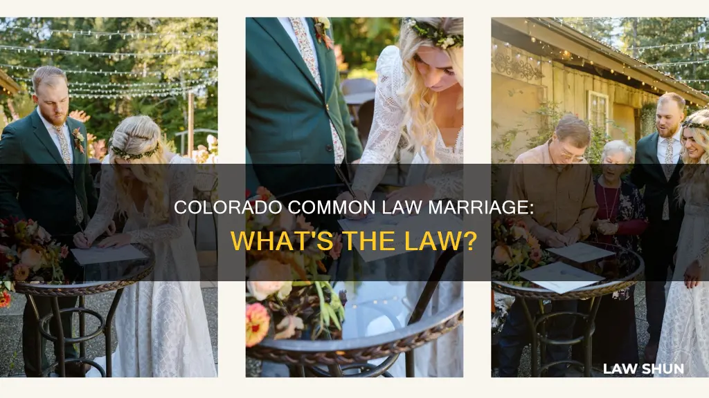 how you considered common law marriage in olorado