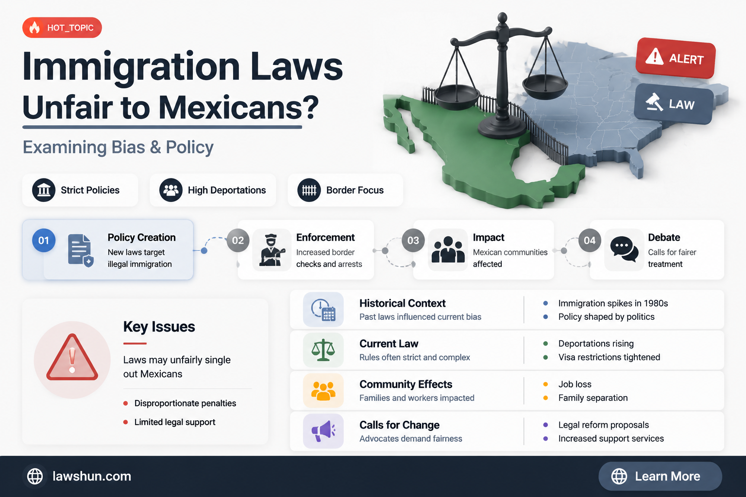 are immigration laws different for mexicans