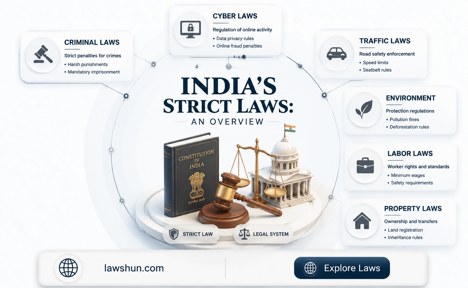 are there any strict laws in india
