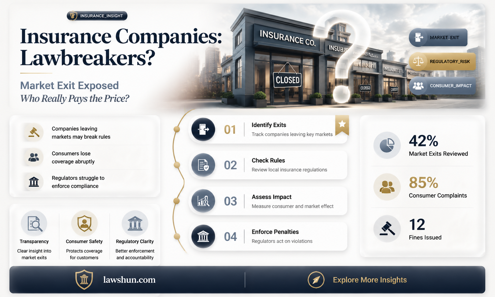 are insurance companies breaking the law by exiting markets