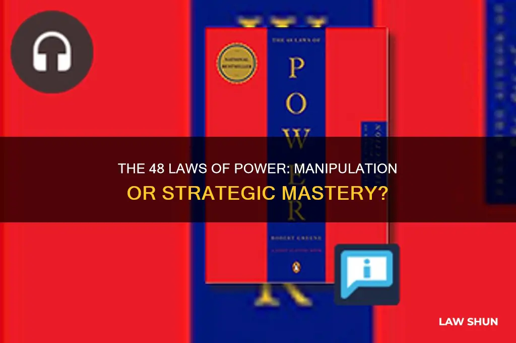 is 48 laws of power manipulative