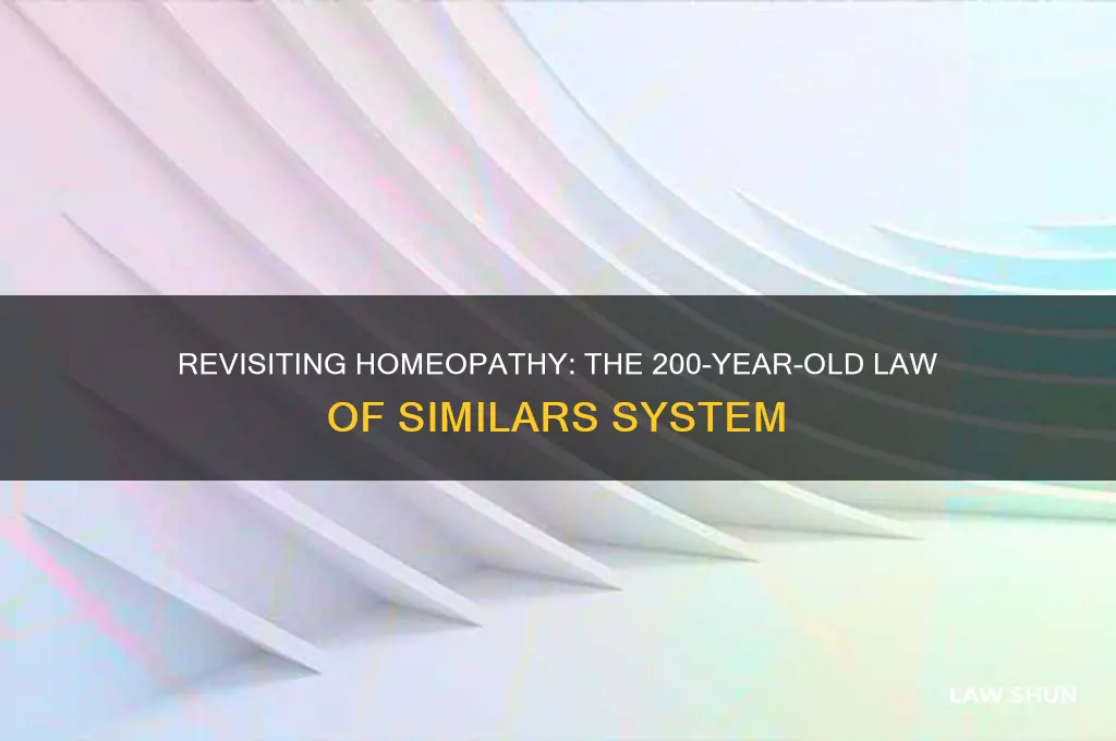is a 200-year-old system based on the law of similars