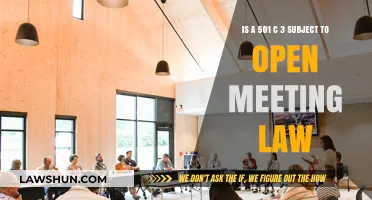 Are 501(c)(3) Organizations Required to Comply with Open Meeting Laws?