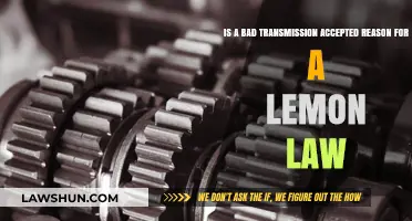 Is a Faulty Transmission Grounds for Lemon Law Claims?