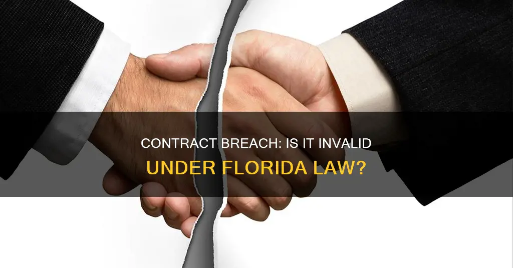 is a breached contract invalid under fl law