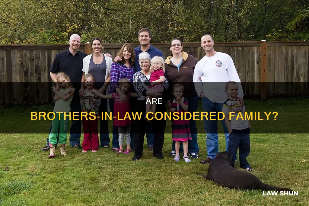 is a brother in law a relative