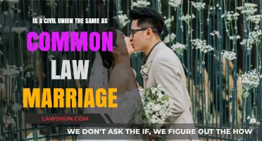Civil Union vs Common Law Marriage: What's the Difference?