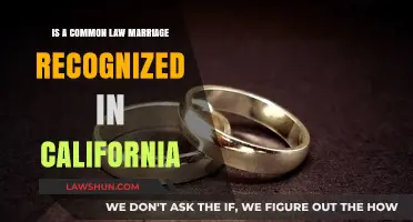 Common Law Marriage: California's Stance Explained