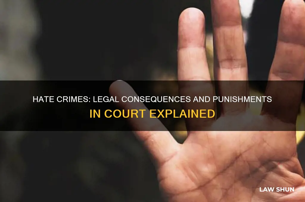 is a hate crime punishable in a court of law