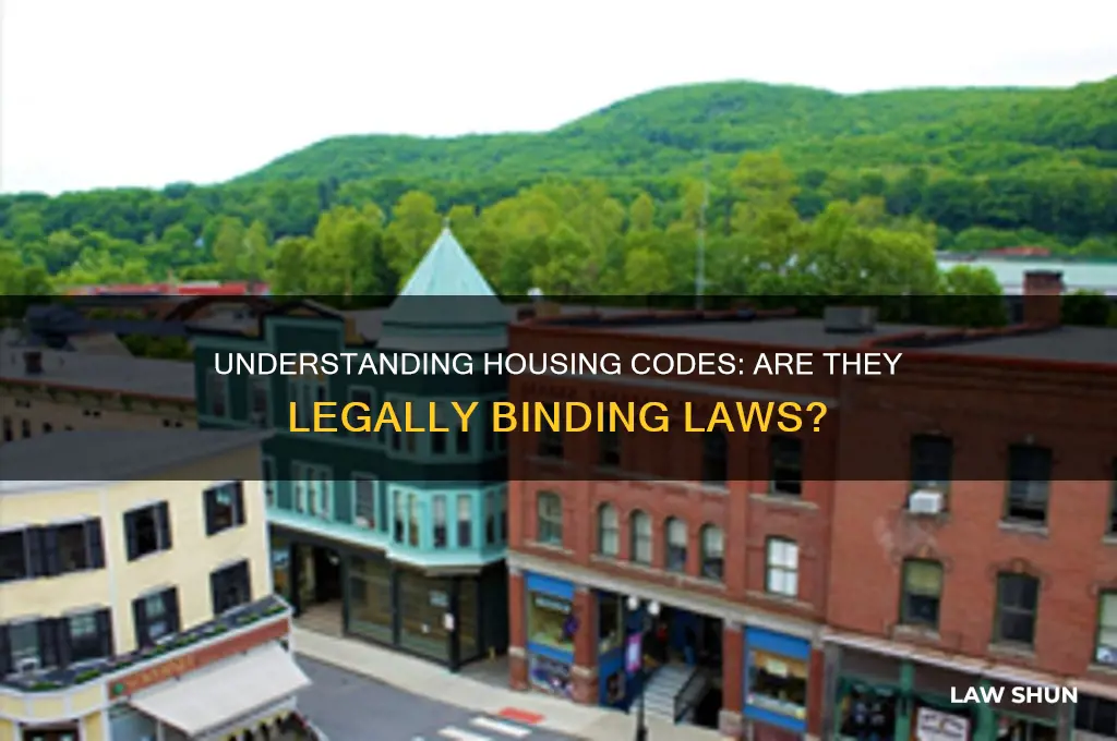 is a housing code a law