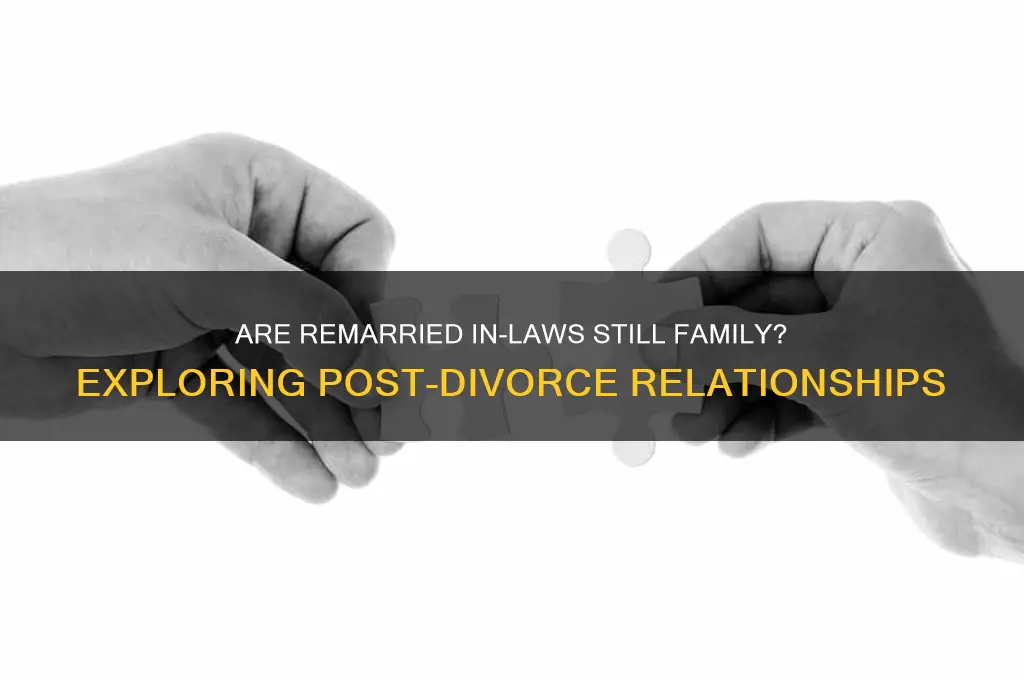 is a in-law still your in-law when they re married