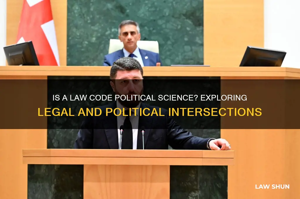 is a law code political science