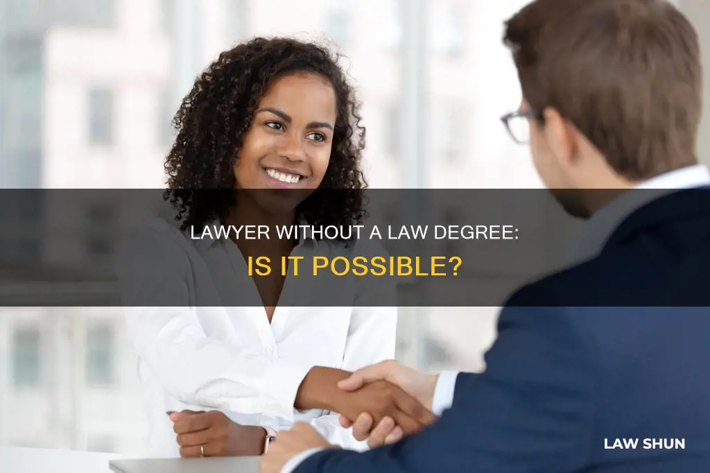 is a law degree necessary to become a lawyer