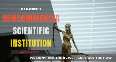 Are Law Offices Noncommercial Scientific Institutions? Exploring Legal Definitions