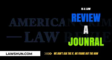 Is a Law Review a Journal? Understanding Legal Scholarship Publications