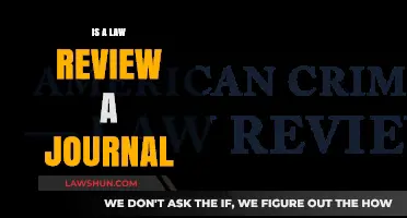 Is a Law Review a Journal? Understanding Legal Scholarship Publications