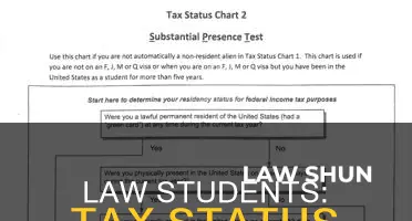 is a law student a student for tax purposes