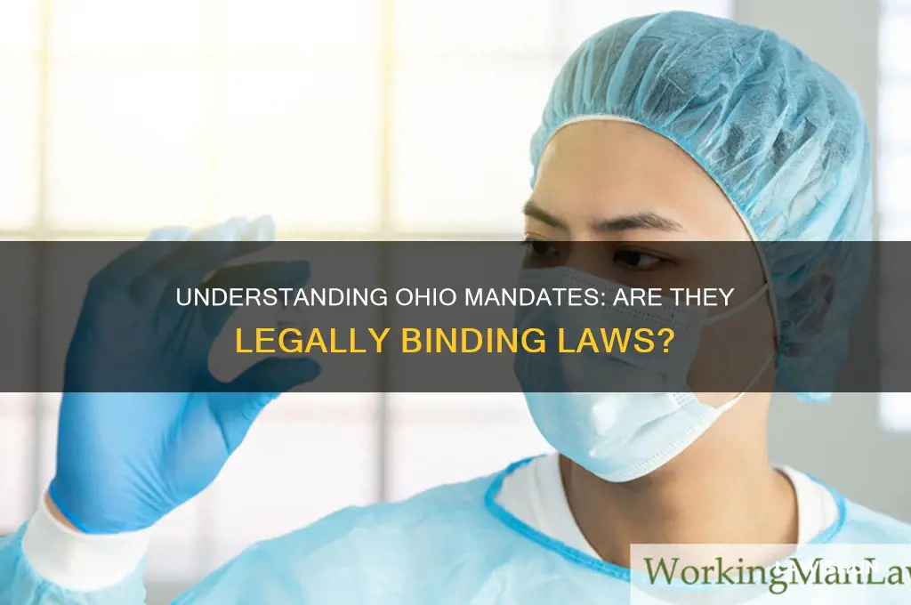 is a mandate a law in ohio