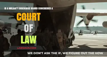 Military Discharge Boards: Are They Legally Equivalent to Courts?