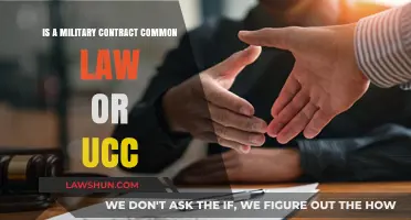 Military Contracts: Common Law or UCC?
