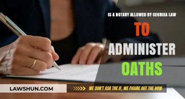 Georgia Law: Can Notaries Administer Oaths? A Legal Overview