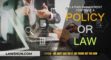 Understanding Pain Management Contracts: Policy or Law?