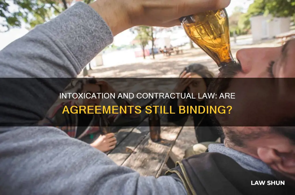 is a person who is intoxicated void of contractual law