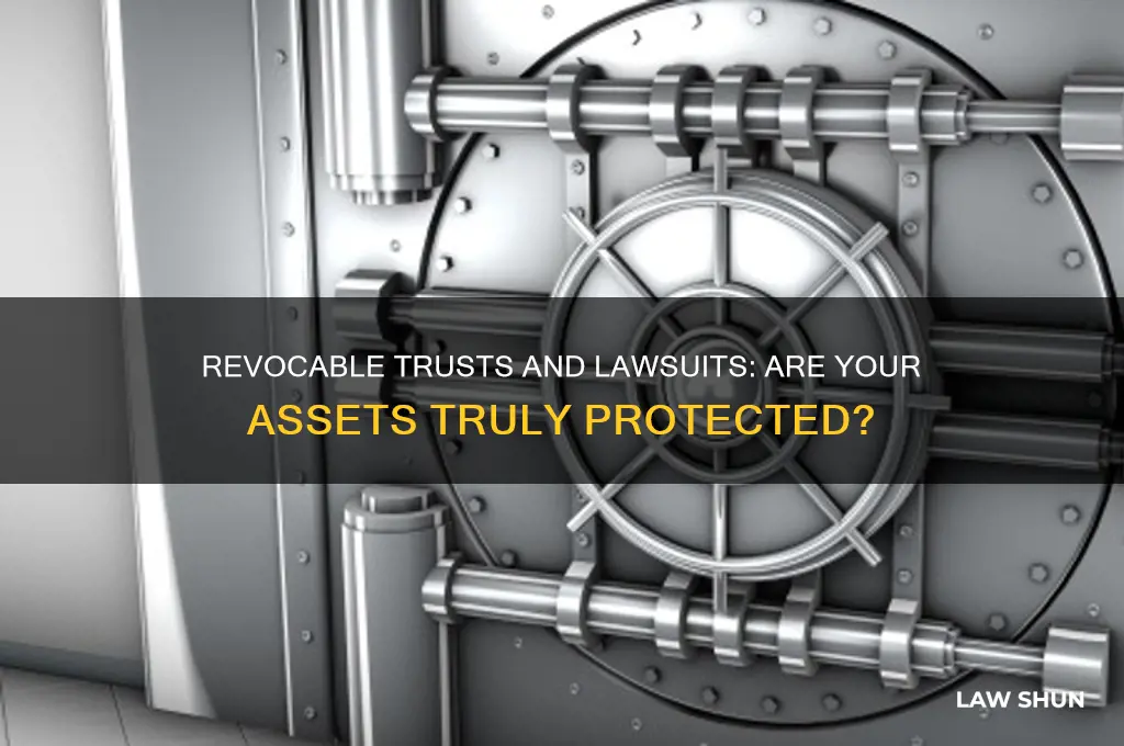 is a revocable trust prorected from law suit