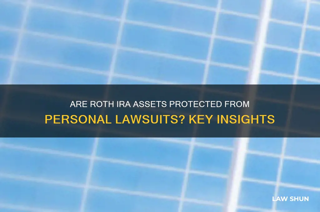 is a roth ira subject to personal law suit