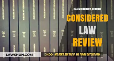 Are Secondary Journals Law Reviews? Understanding Legal Scholarship Hierarchy