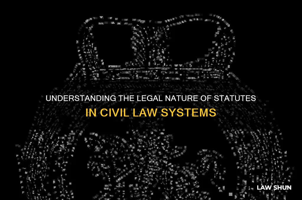 is a stautae civil law