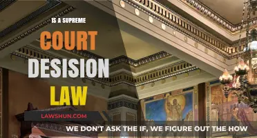 Is a Supreme Court Decision Law? Understanding Judicial Authority