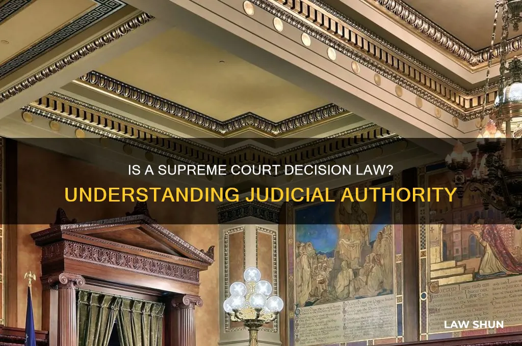 is a supreme court desision law