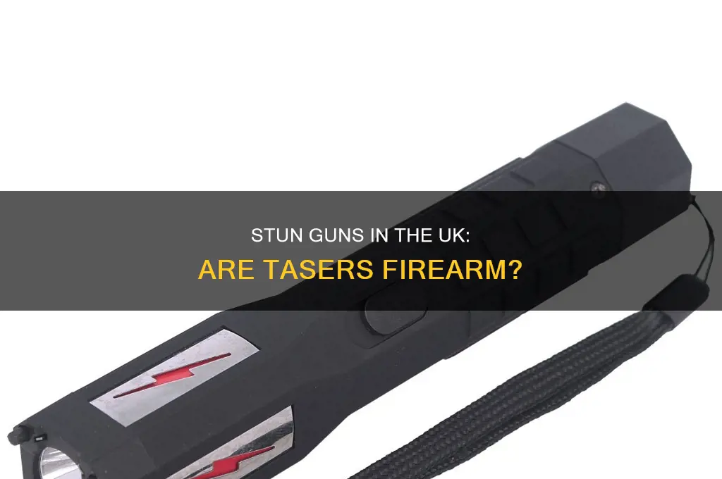 is a taser a firearm uk law