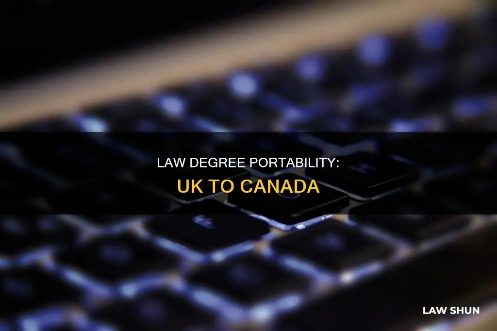 is a uk law degree recognised in canada