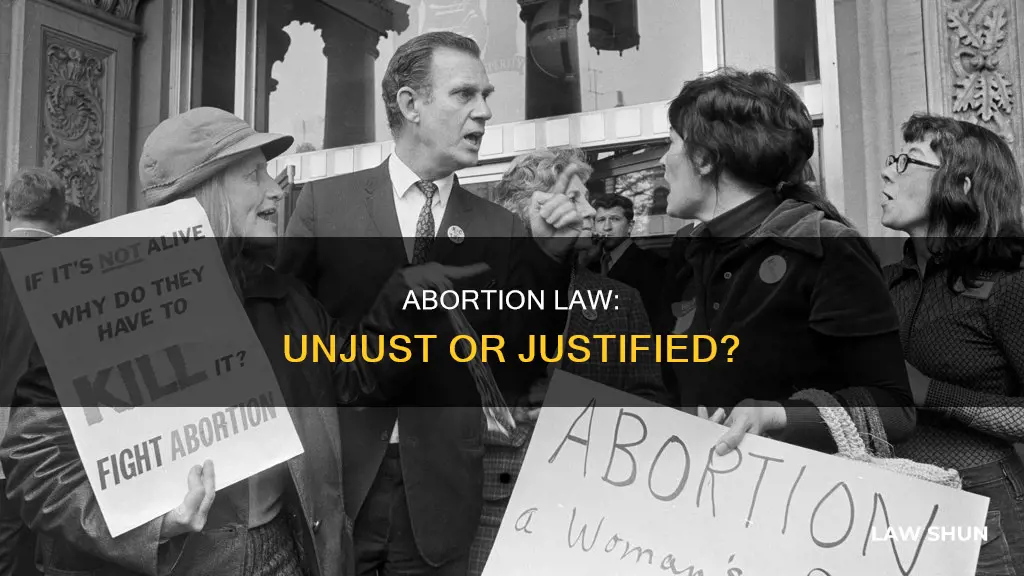 is abortion an unjust law