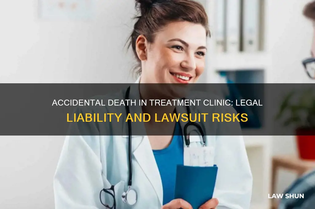 is accidental death in treatment clinic a law suit