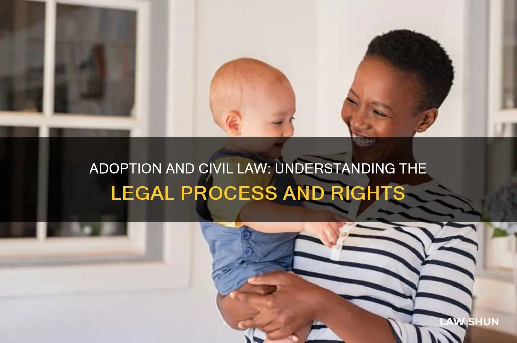 is adoption considered a civil law suit
