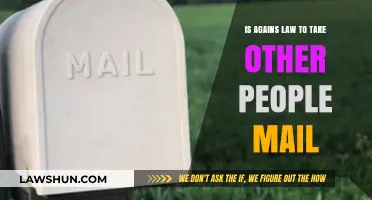 Is It Illegal to Take Someone Else's Mail? Understanding the Law