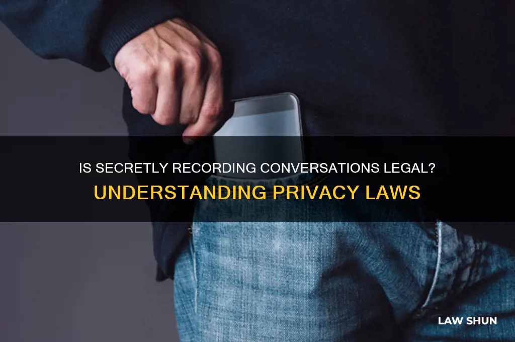 is against the law to record someone without their knowledge