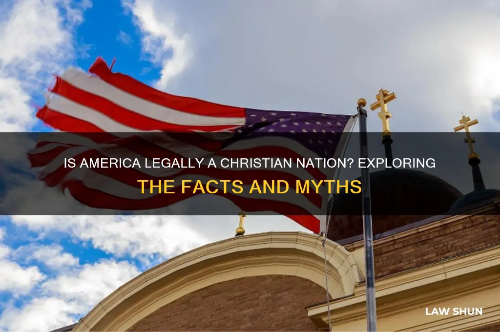 is america a christian country by law